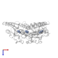 GLYCEROL in PDB entry 6hs8, assembly 1, top view.