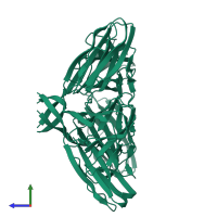 SPBc2 prophage-derived uncharacterized protein YomS in PDB entry 6i5o, assembly 1, side view.