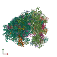 PDB entry 6ip6 coloured by chain, front view.