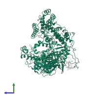 Type V CRISPR-associated protein Cpf1 in PDB entry 6iv6, assembly 1, side view.