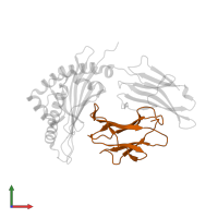 Beta-2-microglobulin in PDB entry 6j2i, assembly 1, front view.