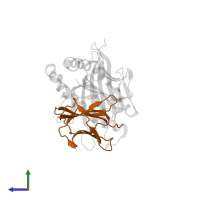 Beta-2-microglobulin in PDB entry 6j2i, assembly 1, side view.