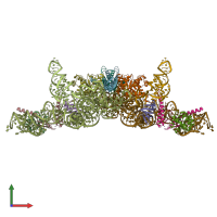 PDB entry 6k0b coloured by chain, front view.