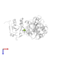 1,2-ETHANEDIOL in PDB entry 6kvw, assembly 1, top view.