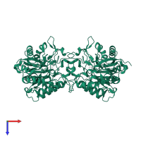 Dihydroorotase in PDB entry 6l0a, assembly 1, top view.