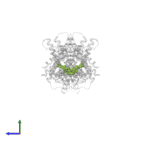 CHOLESTEROL in PDB entry 6l48, assembly 1, side view.