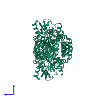 Maltose/maltodextrin-binding periplasmic protein in PDB entry 6lf3, assembly 1, side view.