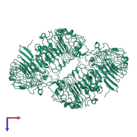 TIR domain-containing protein in PDB entry 6lw1, assembly 1, top view.