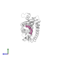 ARACHIDONIC ACID in PDB entry 6lx9, assembly 1, side view.