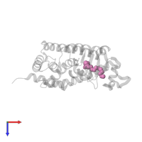 ARACHIDONIC ACID in PDB entry 6lx9, assembly 1, top view.