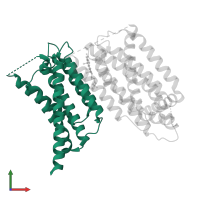 Insulin-induced gene 2 protein in PDB entry 6m49, assembly 1, front view.