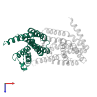 Insulin-induced gene 2 protein in PDB entry 6m49, assembly 1, top view.