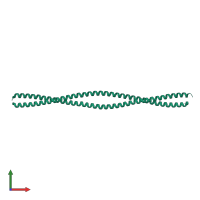 NF-kappa-B essential modulator in PDB entry 6mi3, assembly 1, front view.