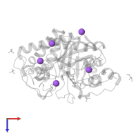 SODIUM ION in PDB entry 6myw, assembly 3, top view.