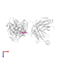 DI(HYDROXYETHYL)ETHER in PDB entry 6nfn, assembly 1, top view.