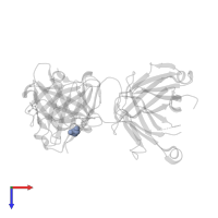 GLYCEROL in PDB entry 6nfn, assembly 1, top view.