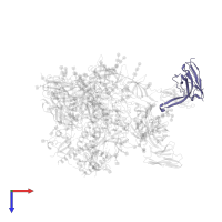 Ig-like domain-containing protein in PDB entry 6okp, assembly 1, top view.