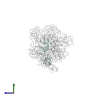 ATP synthase subunit delta in PDB entry 6oqv, assembly 1, side view.