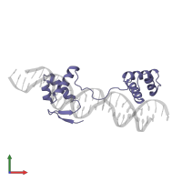 Paired box protein Pax-6 in PDB entry 6pax, assembly 1, front view.