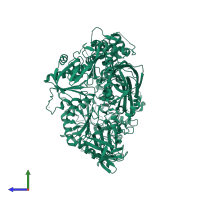 1-phosphatidylinositol 4,5-bisphosphate phosphodiesterase gamma in PDB entry 6pbc, assembly 1, side view.