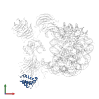 Protein dpy-30 homolog in PDB entry 6pwv, assembly 1, front view.