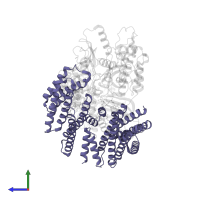 14-3-3 domain-containing protein in PDB entry 6q0t, assembly 1, side view.