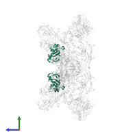 Neurturin in PDB entry 6q2r, assembly 1, side view.