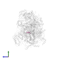 FLAVIN MONONUCLEOTIDE in PDB entry 6q9d, assembly 1, side view.