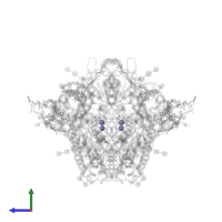 ZINC ION in PDB entry 6rti, assembly 1, side view.