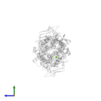 MAGNESIUM ION in PDB entry 6s7p, assembly 1, side view.