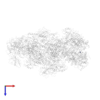 ZINC ION in PDB entry 6s8b, assembly 1, top view.