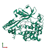 RAC-alpha serine/threonine-protein kinase in PDB entry 6s9w, assembly 1, front view.