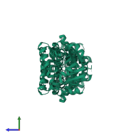 6-phosphogluconate dehydrogenase, NAD-binding in PDB entry 6smt, assembly 3, side view.