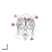 SULFATE ION in PDB entry 6spj, assembly 2, side view.
