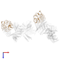 Unassigned secondary structure elements (proposed FANCB) in PDB entry 6sri, assembly 1, top view.