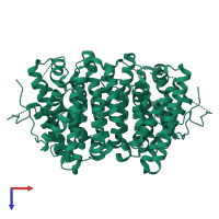 Design protein SVS_A2 in PDB entry 6tbd, assembly 1, top view.