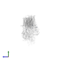 1,2-DI-O-ACYL-3-O-[6-DEOXY-6-SULFO-ALPHA-D-GLUCOPYRANOSYL]-SN-GLYCEROL in PDB entry 6tjv, assembly 1, side view.