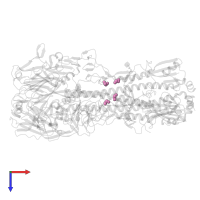 1,2-ETHANEDIOL in PDB entry 6tjw, assembly 1, top view.