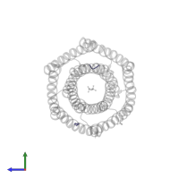 affinity purification tag in PDB entry 6tms, assembly 2, side view.