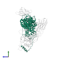 Chaperone Ric-8A in PDB entry 6tyl, assembly 2, side view.