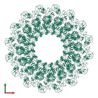 Macrophage-expressed gene 1 protein in PDB entry 6u2w, assembly 1, front view.
