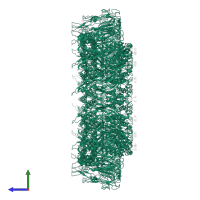 Macrophage-expressed gene 1 protein in PDB entry 6u2w, assembly 1, side view.