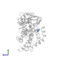 ACETATE ION in PDB entry 6u30, assembly 1, side view.
