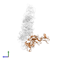 Secretory component in PDB entry 6uea, assembly 1, side view.