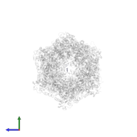 RepA-GFP in PDB entry 6uqo, assembly 1, side view.