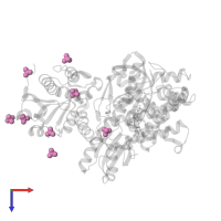 SULFATE ION in PDB entry 6ur9, assembly 1, top view.