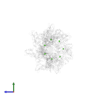 CALCIUM ION in PDB entry 6uzd, assembly 1, side view.