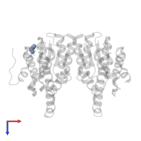 1,2-ETHANEDIOL in PDB entry 6v91, assembly 1, top view.