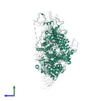 DNA polymerase zeta catalytic subunit in PDB entry 6v93, assembly 1, side view.