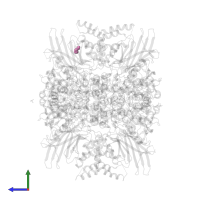 DI(HYDROXYETHYL)ETHER in PDB entry 6vl7, assembly 1, side view.